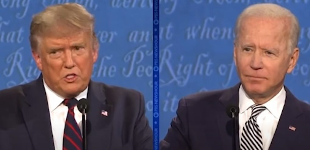 Donald Tramp i DŽo Bajden. (Foto: Jutjub